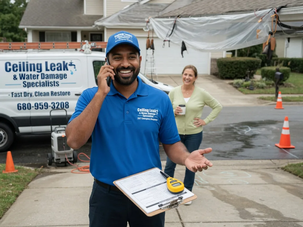 Ceiling Leak Cleanup North Henderson, IL FAQs